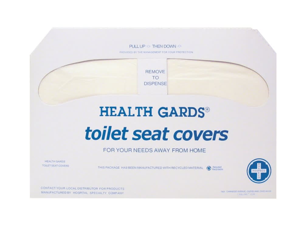 GuestSupply US | Health Gards® Toilet Seat Covers 1/2 Fold, White